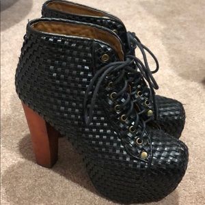 Jeffrey Campbell Leather Litas Women Size 7.5
